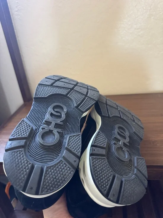 Jimmy Choo Black Raine Sneakers - Picture 8 of 8